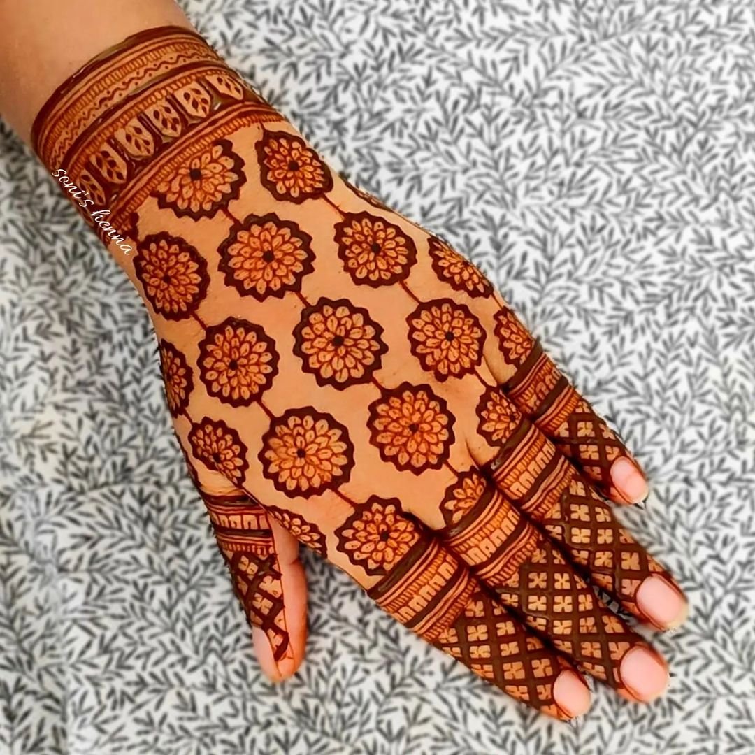 Back Hand Mehndi Design