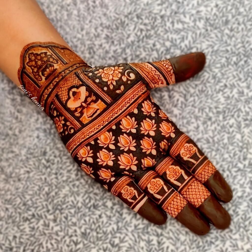 Front Hand Mehndi Design