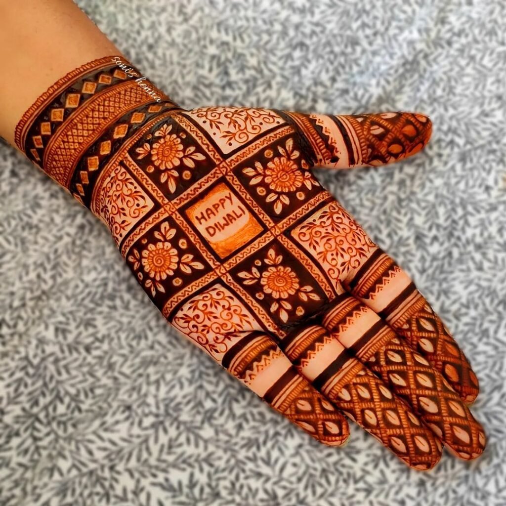 Front Hand Mehndi Design