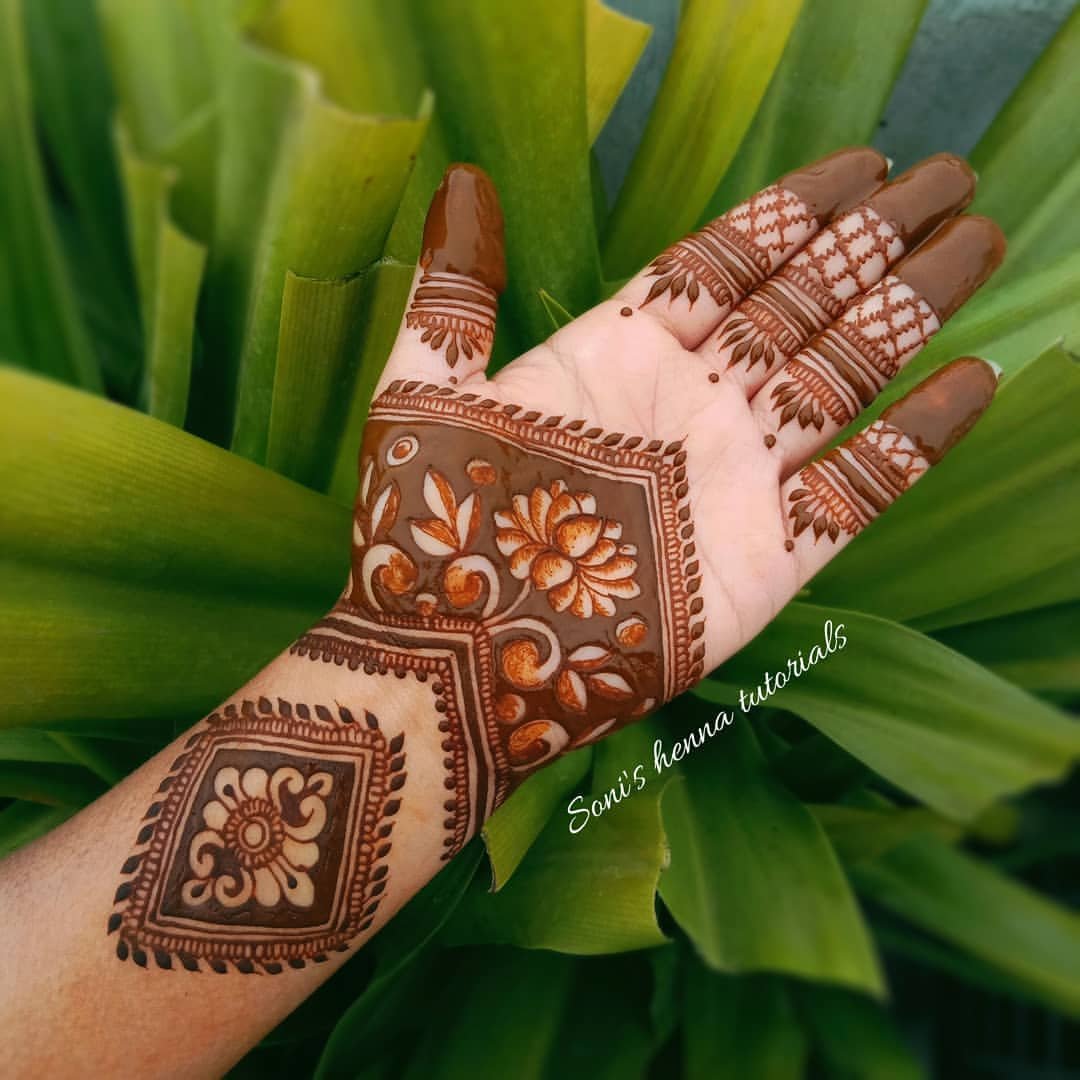 Front Hand Mehndi Design