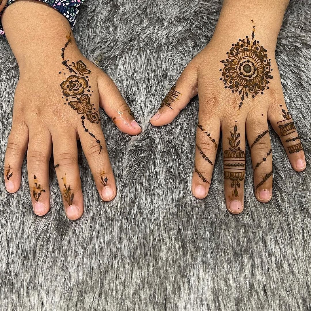 Kids Mehndi Design