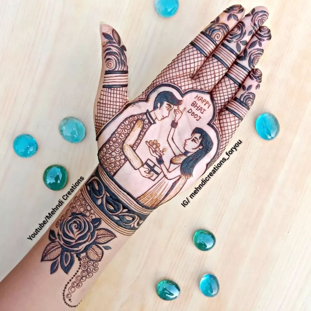 raksha bandhan mehndi design