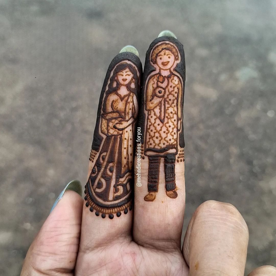 Finger Mehndi Design
